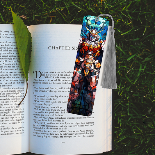 Gundam Bookmarker – Durable Laminated Bookmark