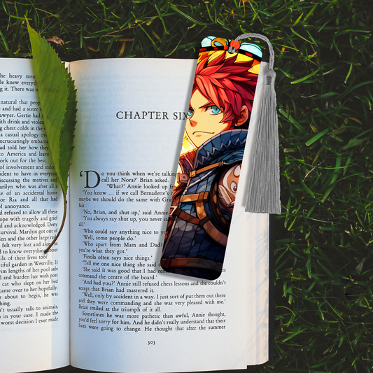 Natsu Dragneel Bookmarker – Durable Laminated Bookmark