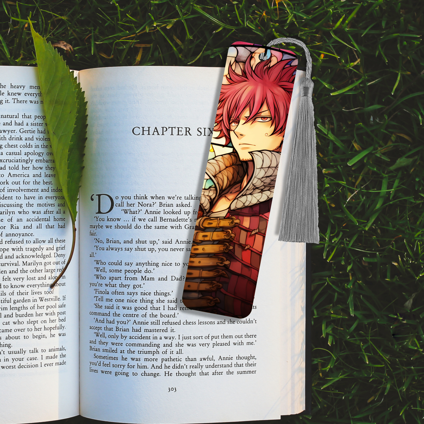 Natsu Bookmarker – Durable Laminated Bookmark