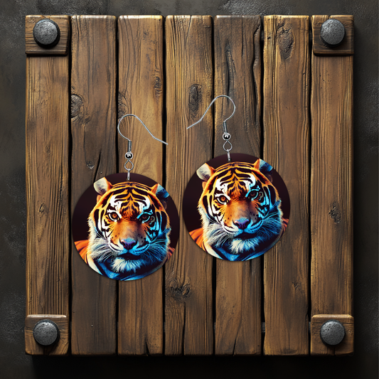 Tiger Earrings – Lightweight Hypoallergenic Earrings