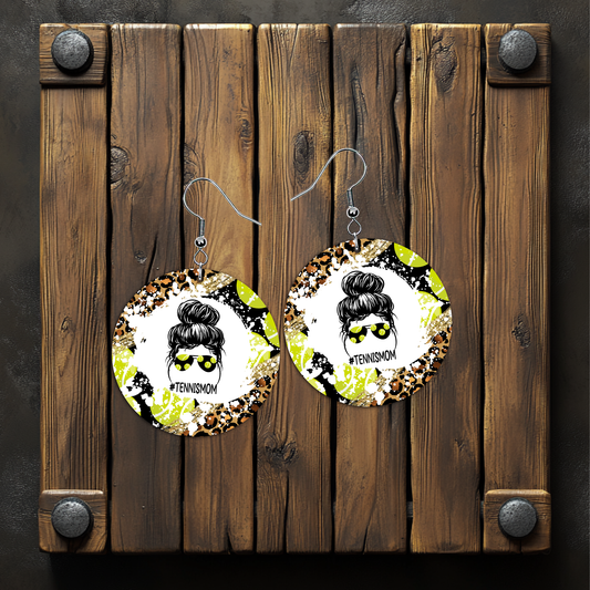 Tennis Mom Earrings – Lightweight Hypoallergenic Earrings