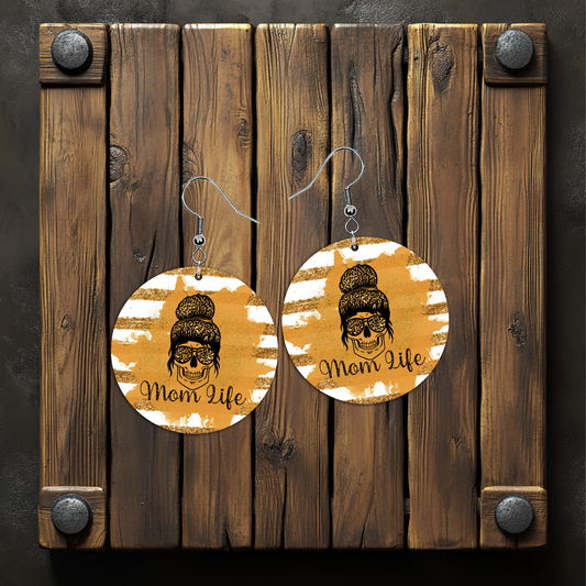 Mom Life Earrings – Lightweight Hypoallergenic Earrings