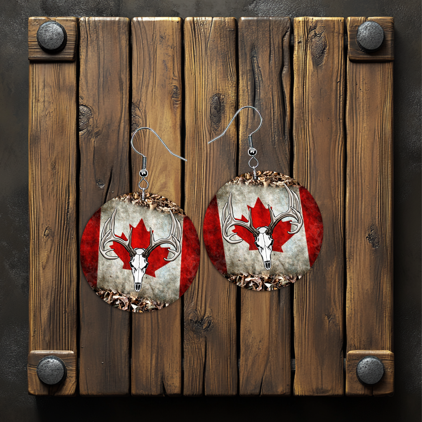 Canadian Hunter Earrings – Lightweight Hypoallergenic Earrings