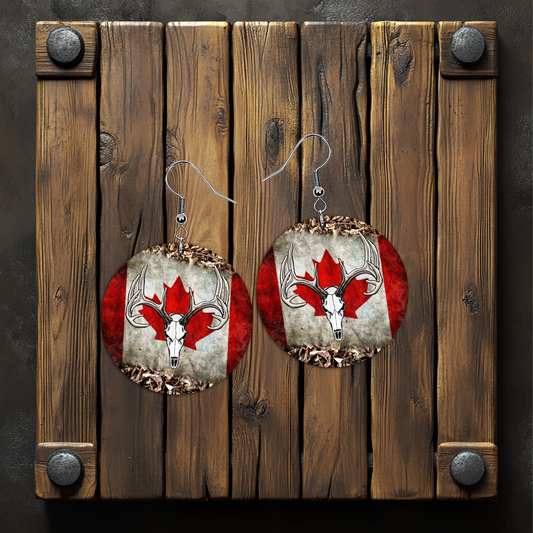 Canadian Hunter Earrings – Lightweight Hypoallergenic Earrings