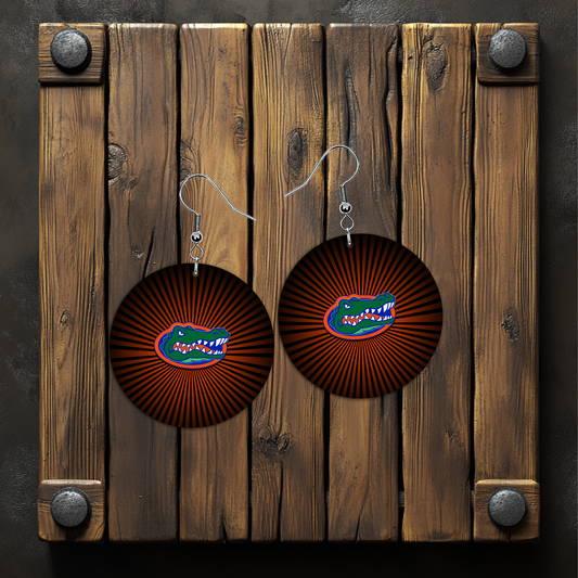 Gators Earrings – Lightweight Hypoallergenic Earrings