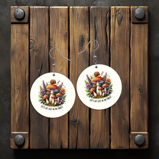 Mushroom Earrings – Lightweight Hypoallergenic Earrings