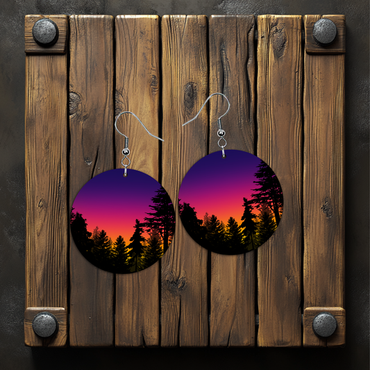 Magical Sunset Earrings – Lightweight Hypoallergenic Earrings