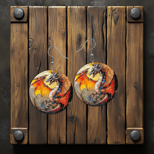 Dragon Earrings – Lightweight Hypoallergenic Earrings