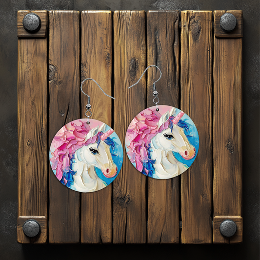 Unicorn Earrings – Lightweight Hypoallergenic Earrings