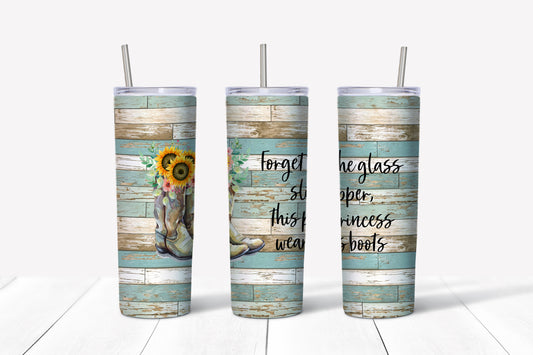 Not Today Heifer 20oz Skinny Tumbler – Insulated Stainless Steel with Straws & Brush