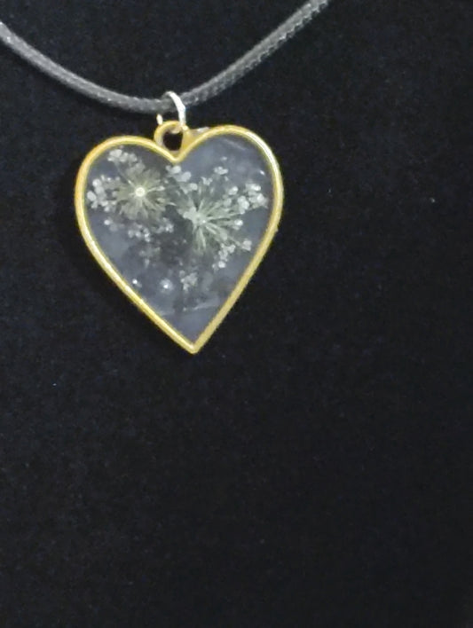 Handmade Resin Pendant Necklace – Floral & Charm Designs
