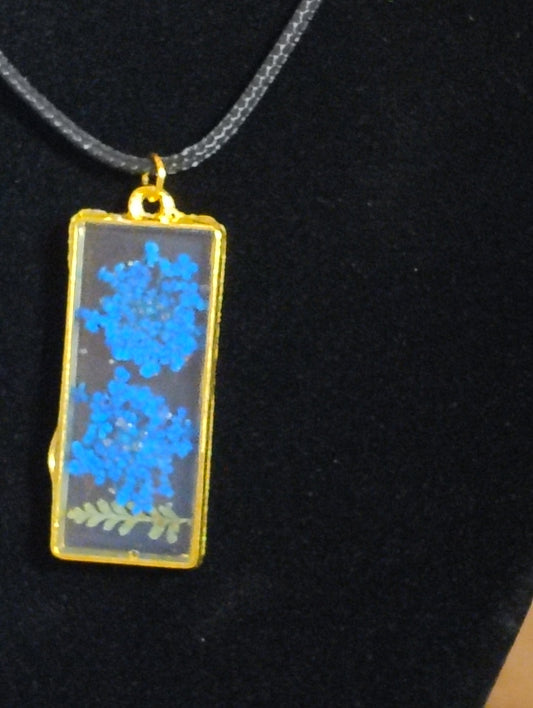 Handmade Resin Pendant Necklace – Floral & Charm Designs