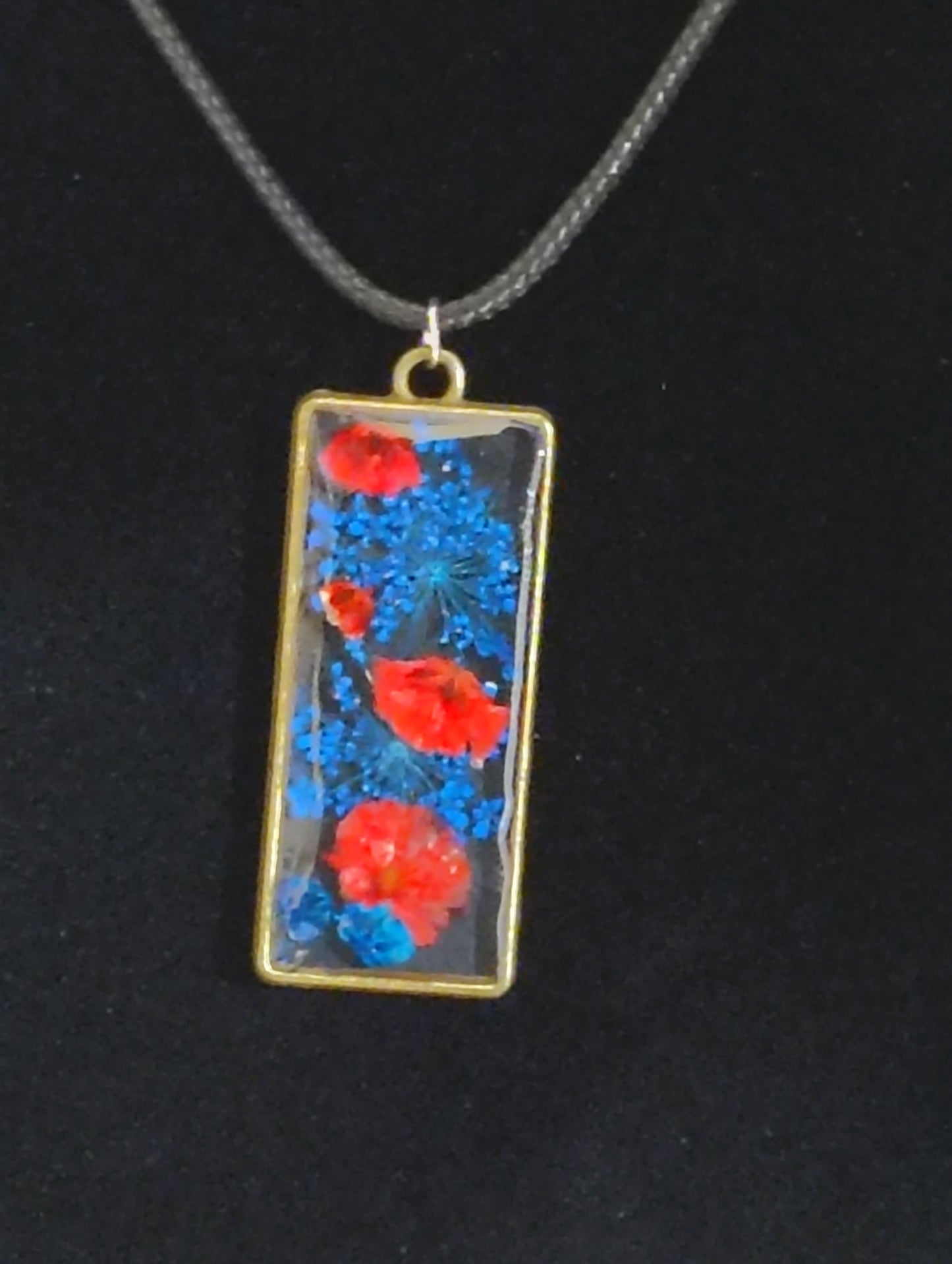 Handmade Resin Pendant Necklace – Floral & Charm Designs