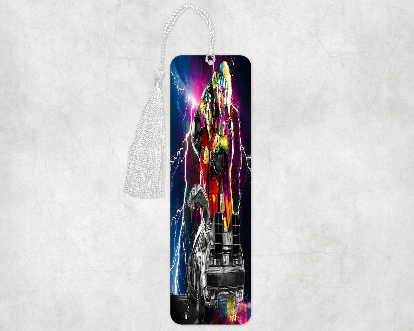Back To The Future Bookmarker – Durable Laminated Bookmark