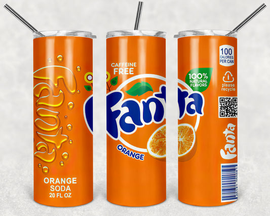 Fanta Orange 20Oz Skinny Tunbler