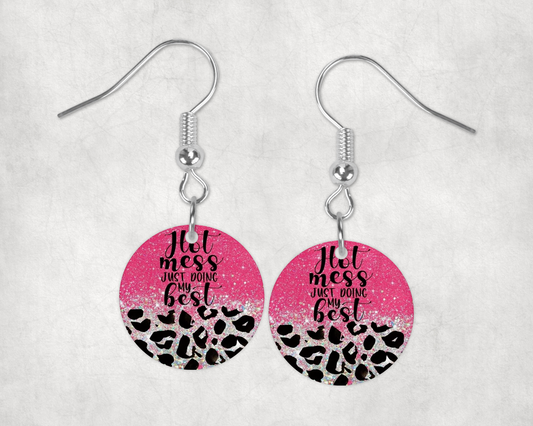 Hot Mess Earrings – Lightweight Hypoallergenic Earrings