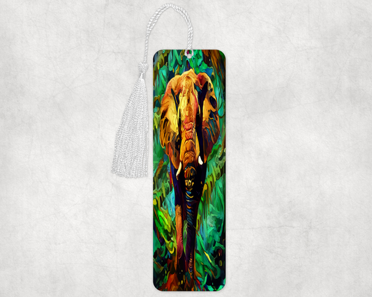 Elephant Bookmarker – Durable Laminated Bookmark